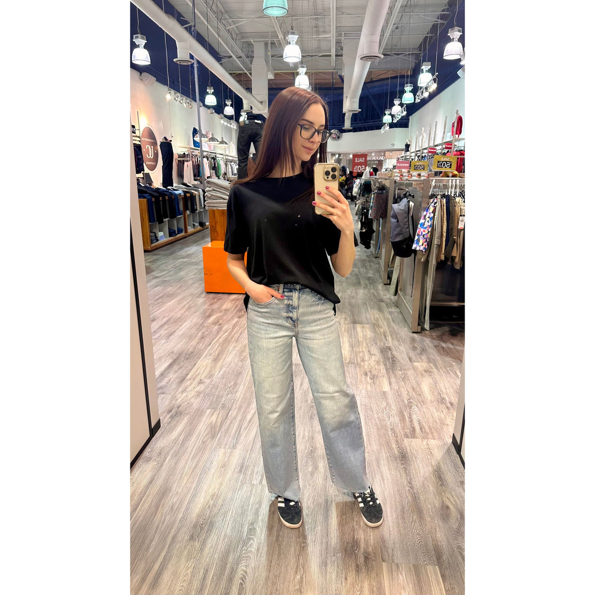 Daze Daze Pleaser High Rise Wide Leg Ankle in Miracle