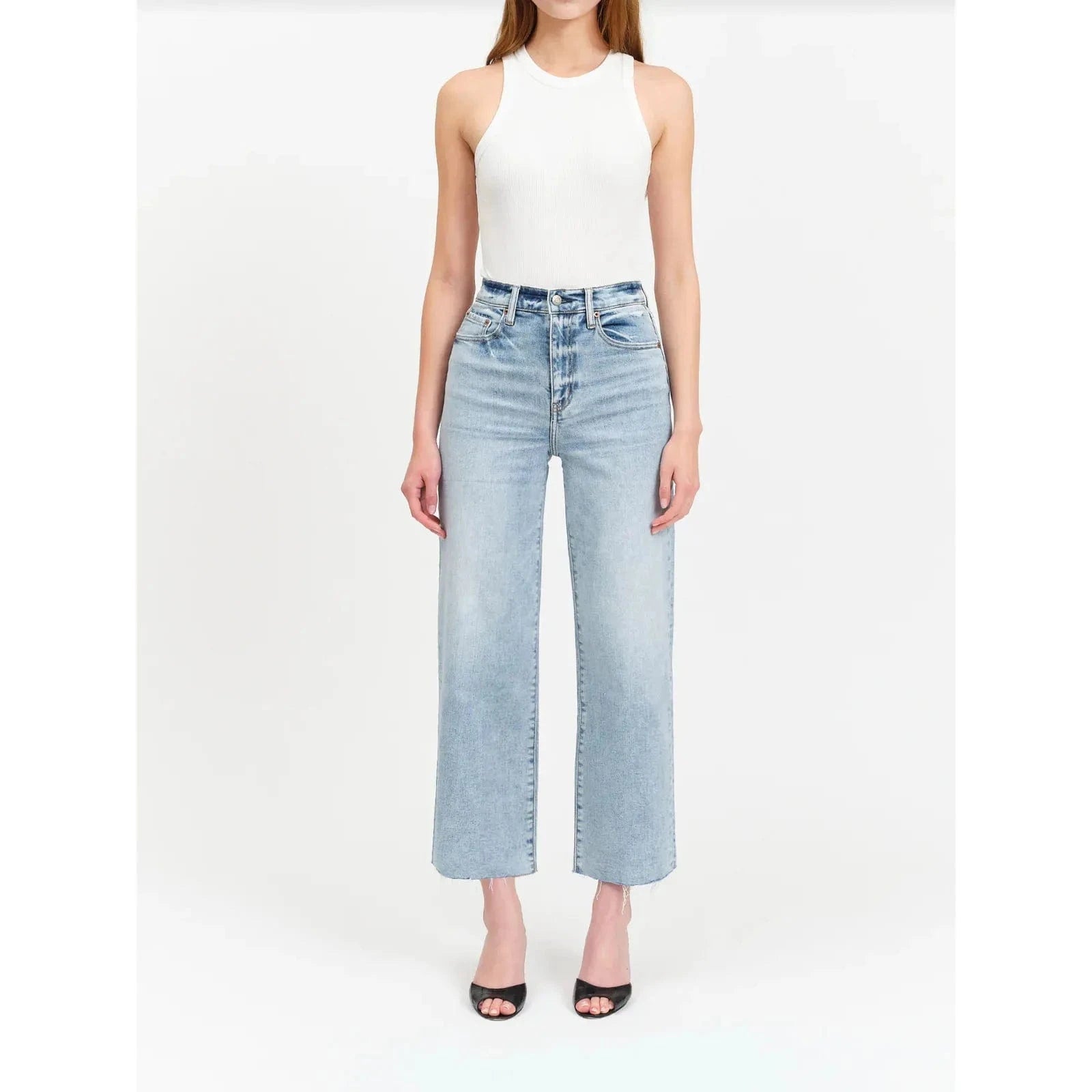 Daze 24 / 27 Daze Pleaser High Rise Wide Leg Ankle in Miracle