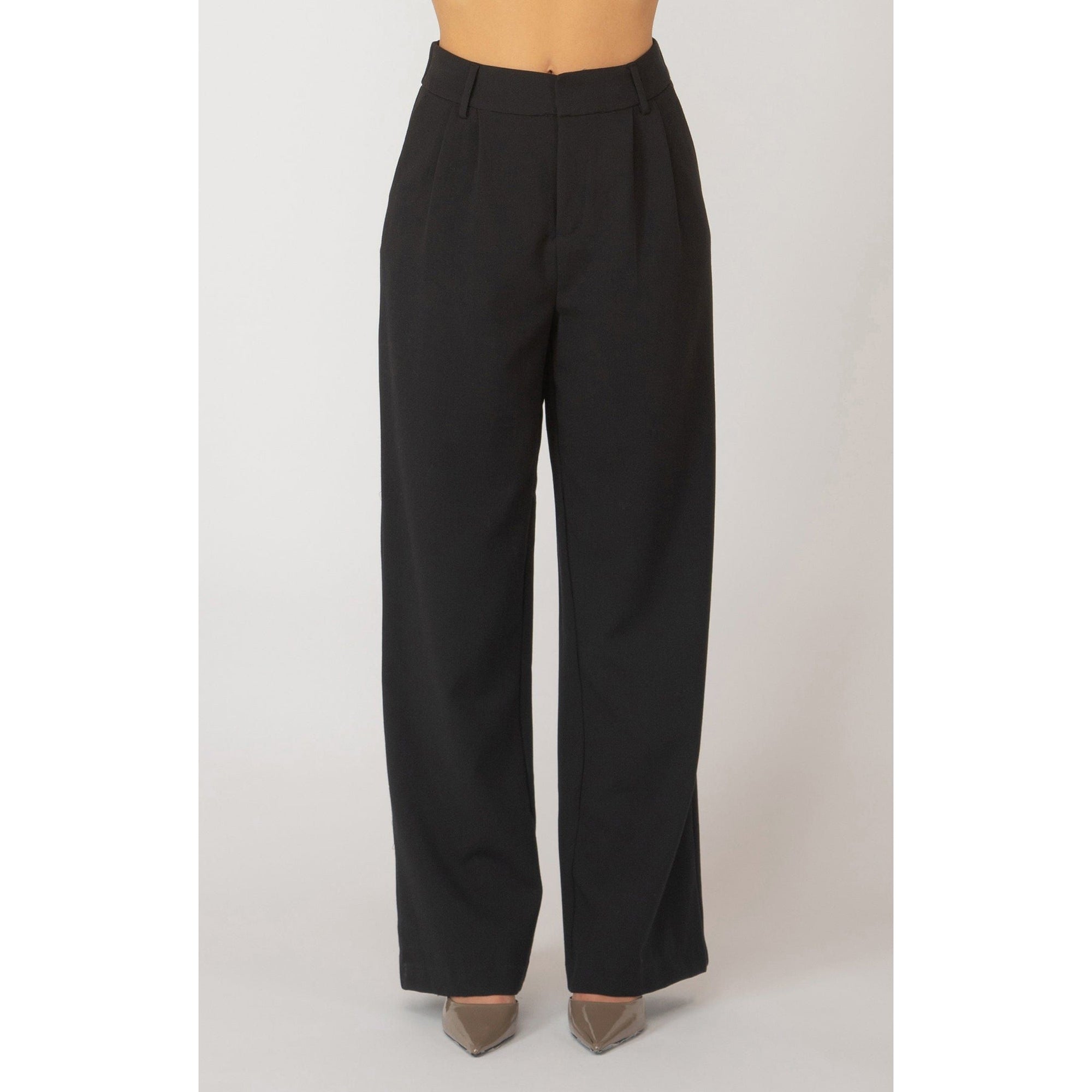 Dex Black / XS Dex Black Tape Wide Leg Trouser