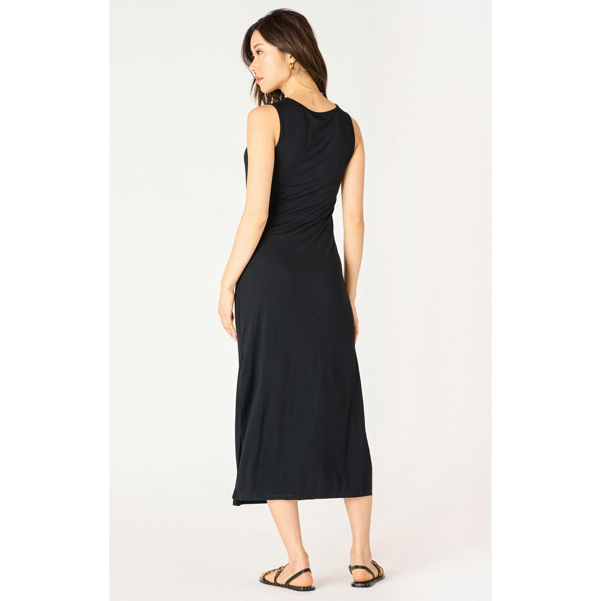 Dex Dex Sleeveless Knot Detail Midi Dress