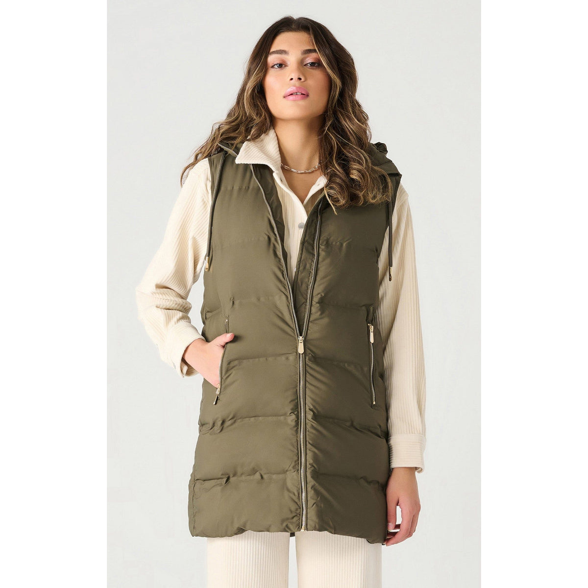 Dex Hooded Puffer Vest