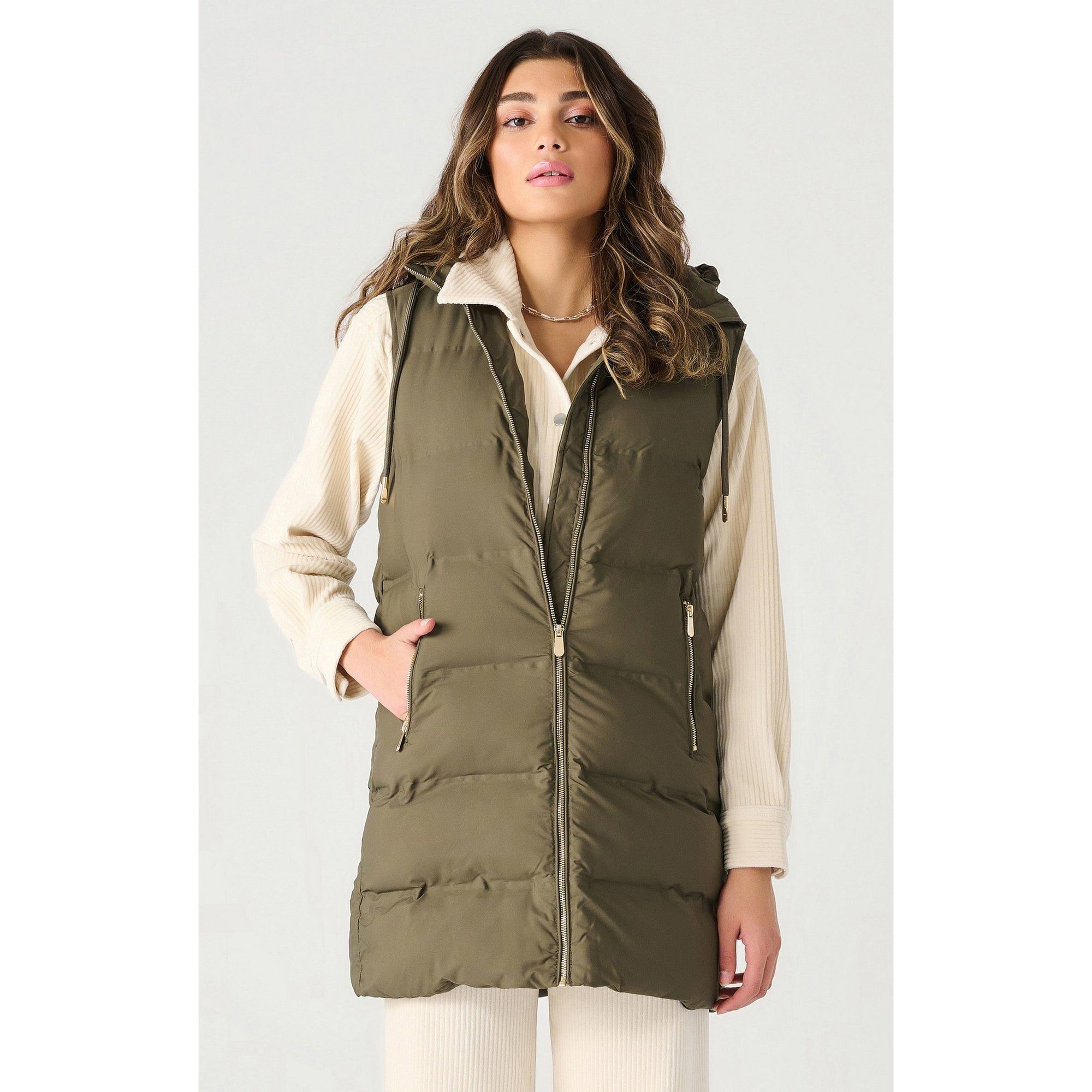 Dex Hooded Puffer Vest