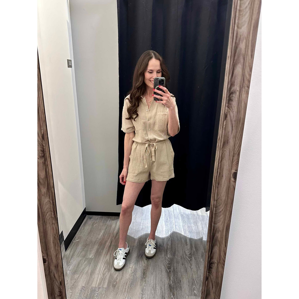 Dex Polo V-Neck Romper