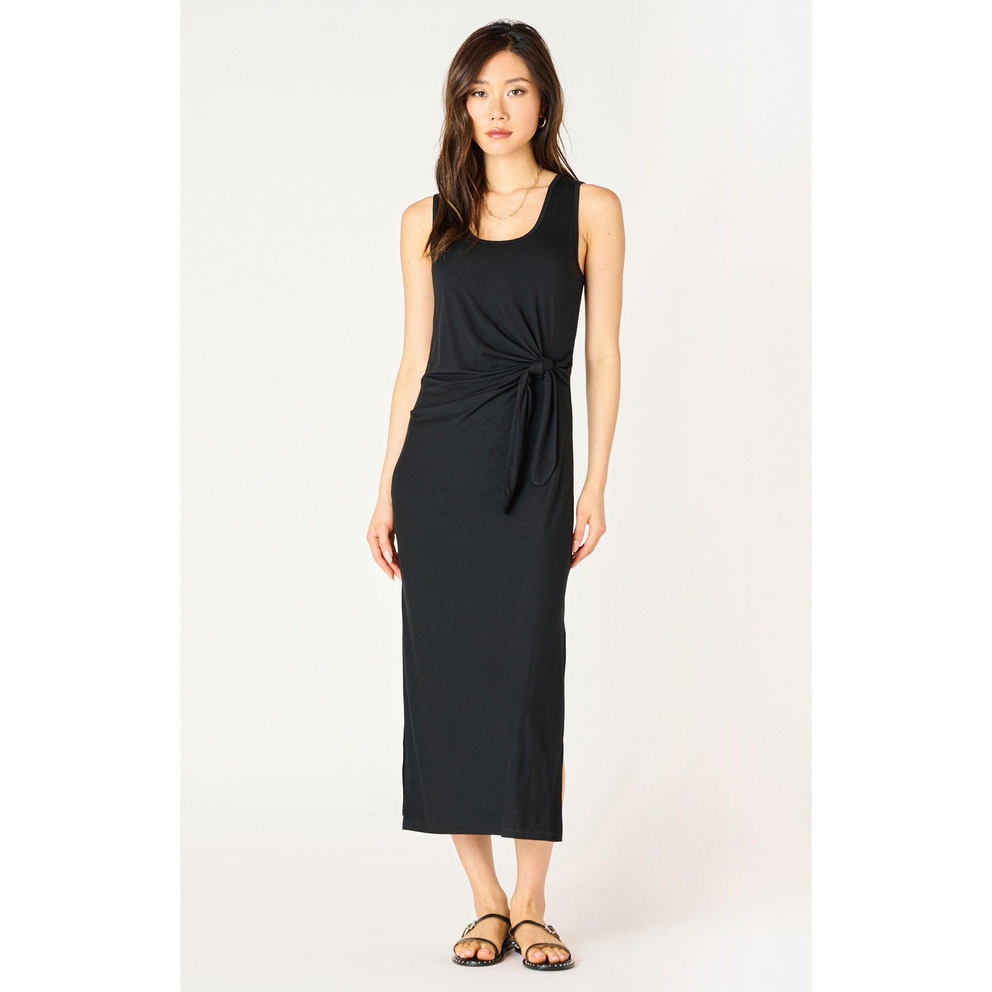 Dex Sleeveless Knot Detail Midi Dress