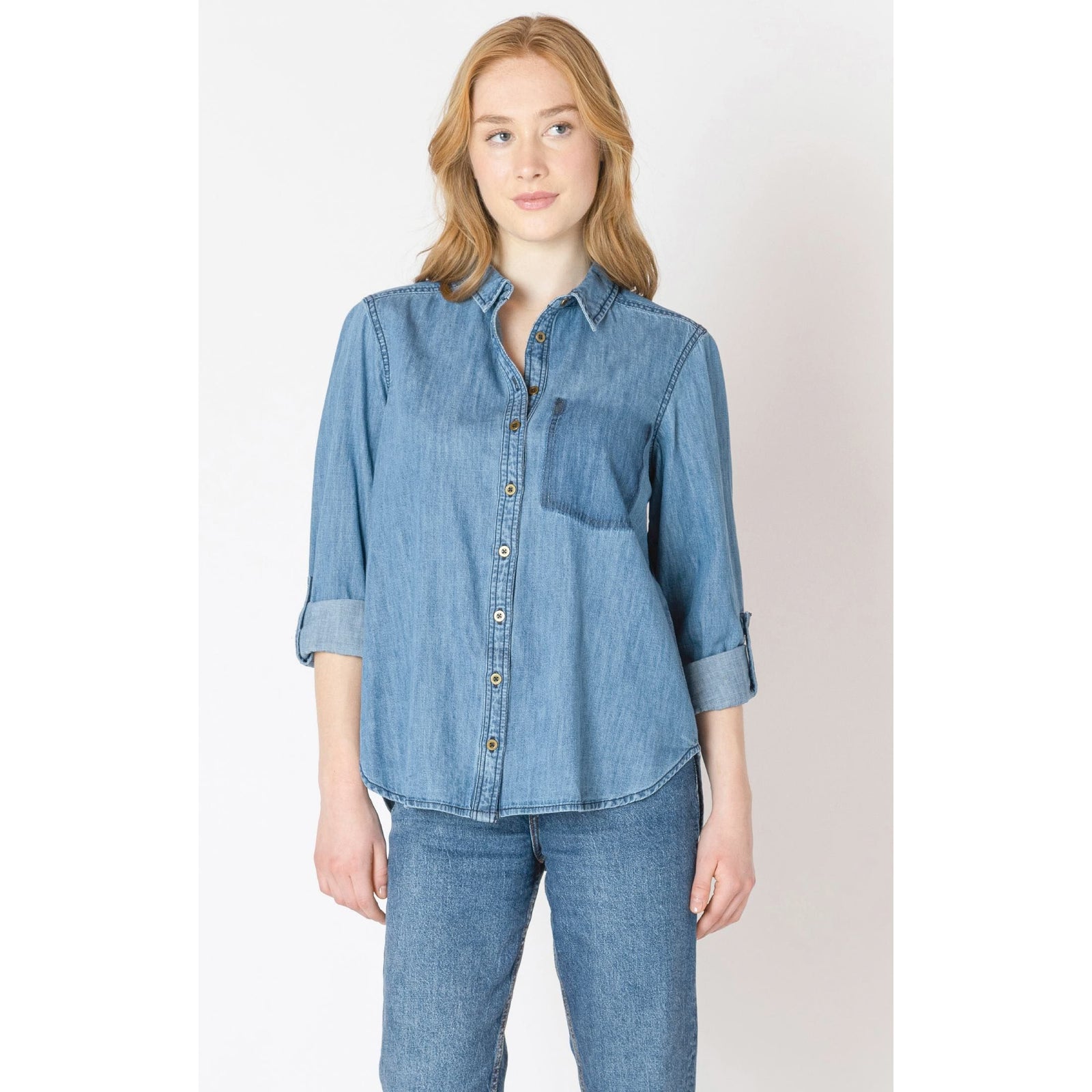 トップス L'Appartement BLEACH DENIM SHIRTS Bleached Denim Shirt – SA1NT