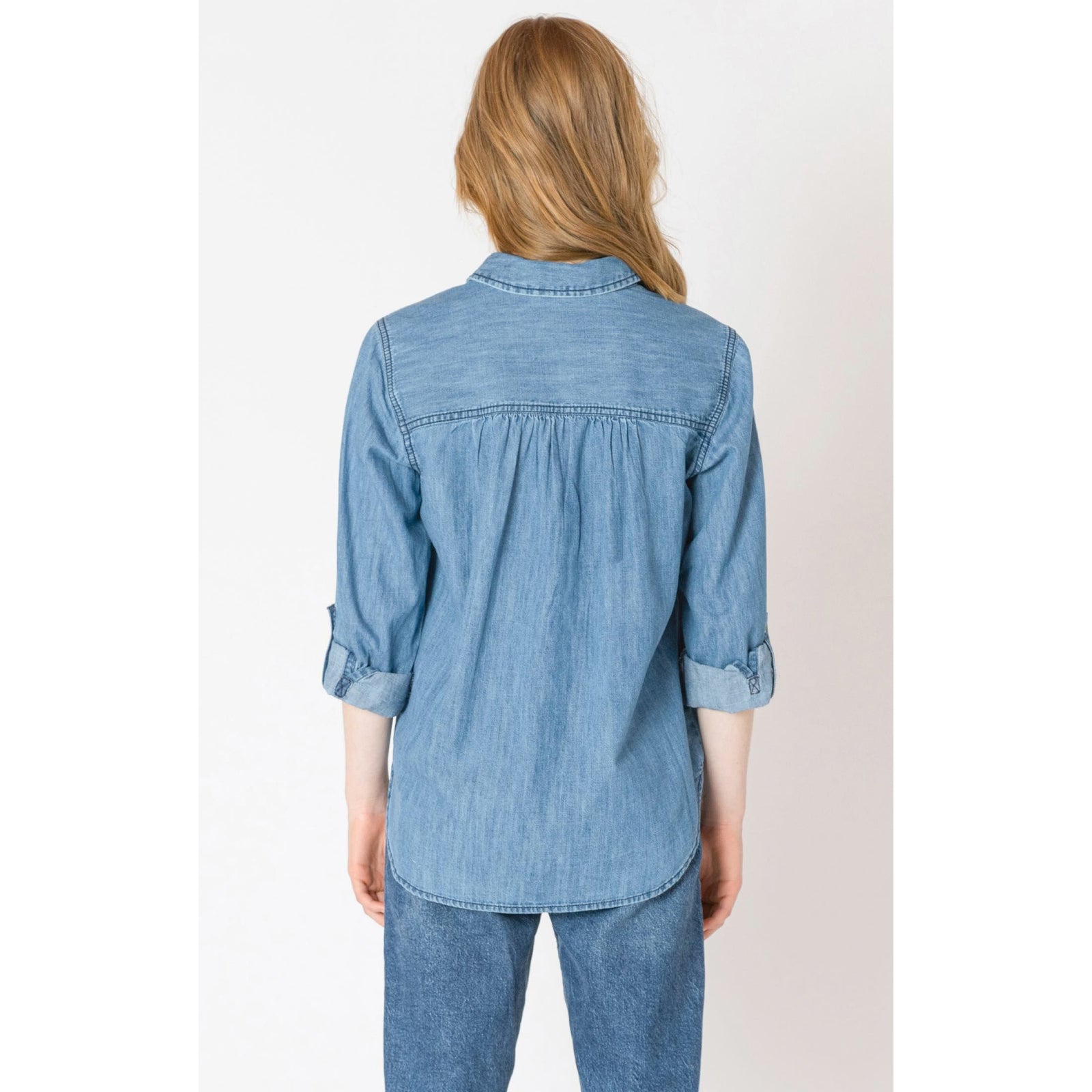 トップス L'Appartement BLEACH DENIM SHIRTS Bleached Denim Shirt – SA1NT