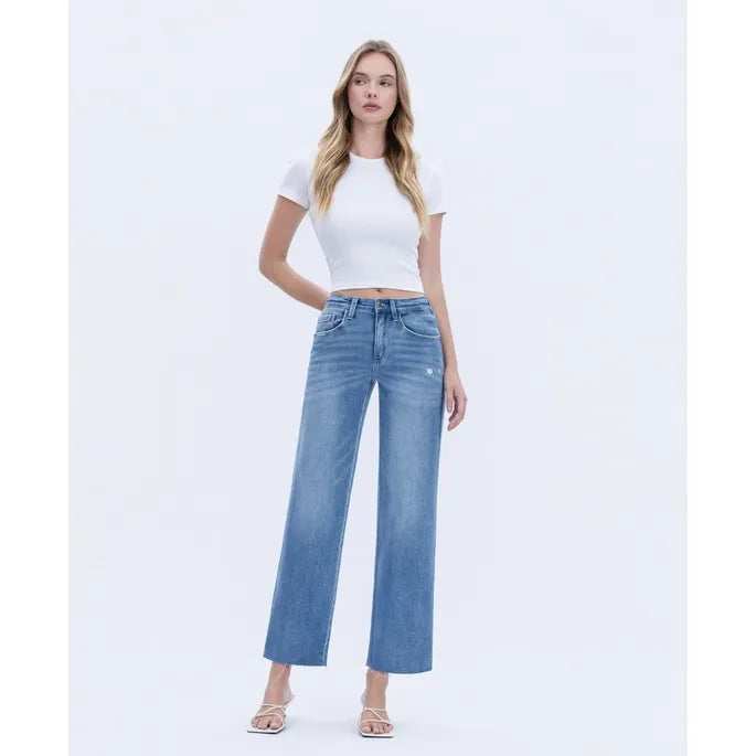Flying Monkey Supported High Rise Slim Wide Leg