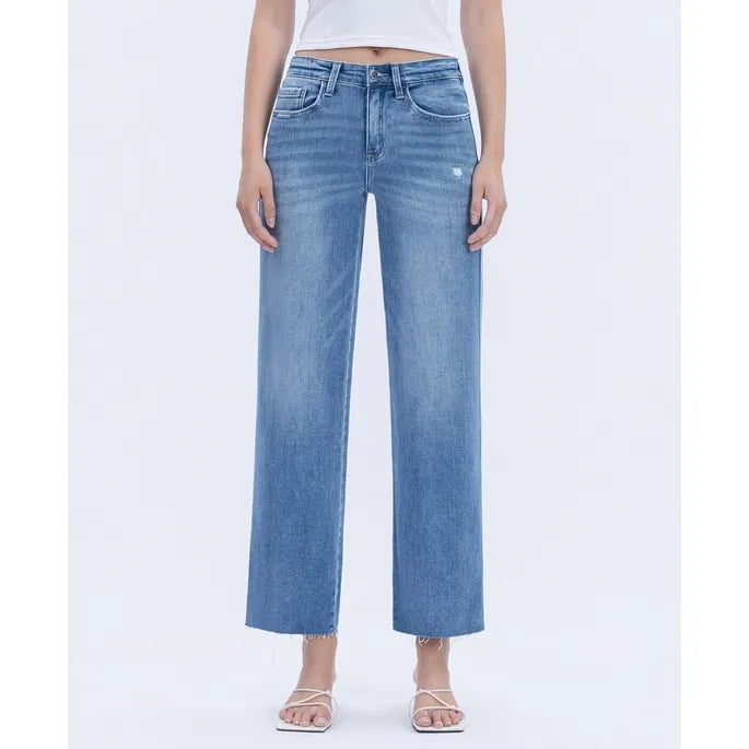 Flying Monkey Supported High Rise Slim Wide Leg