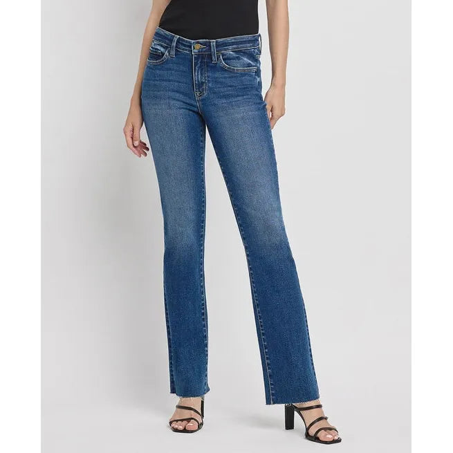 Flying Monkey Vigilant Mid Rise Bootcut Jeans