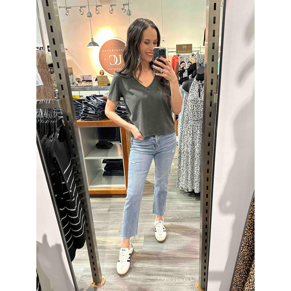 Flying Monkey Aspiration High Rise Crop Slim Straight