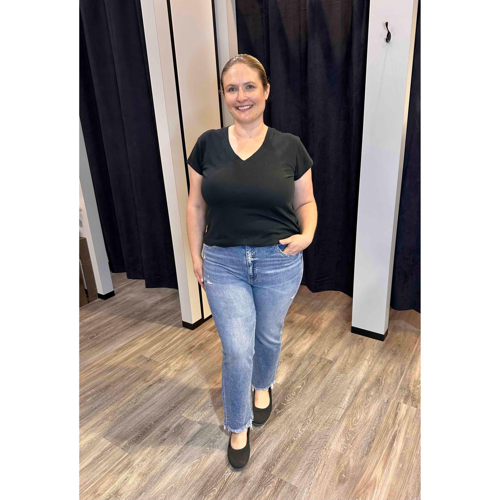 Flying Monkey Aspiration High Rise Crop Slim Straight