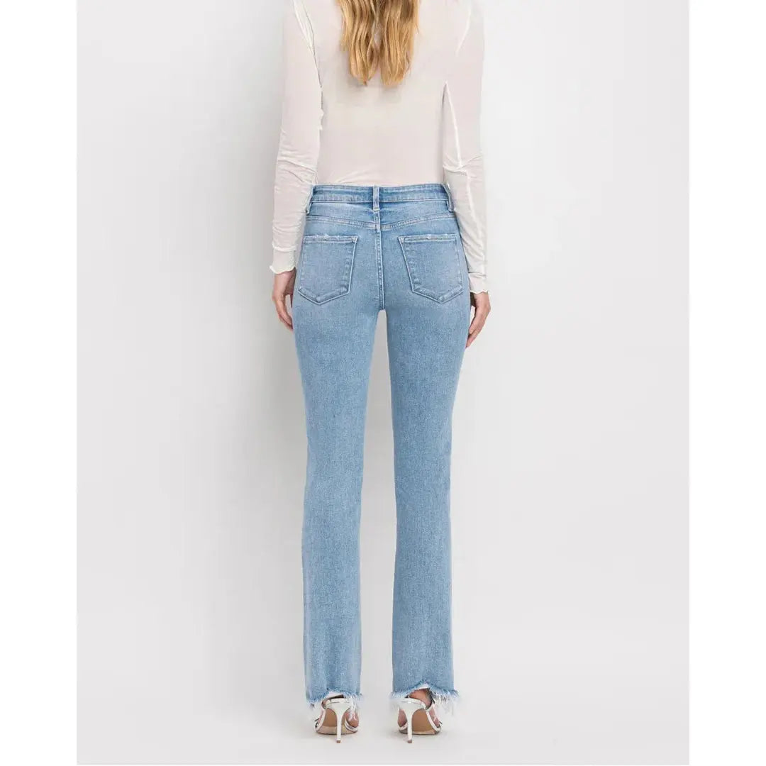 Flying Monkey Flying Monkey Blue Flame High Rise Mini Bootcut