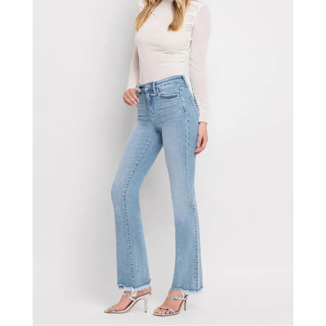 Flying Monkey Flying Monkey Blue Flame High Rise Mini Bootcut