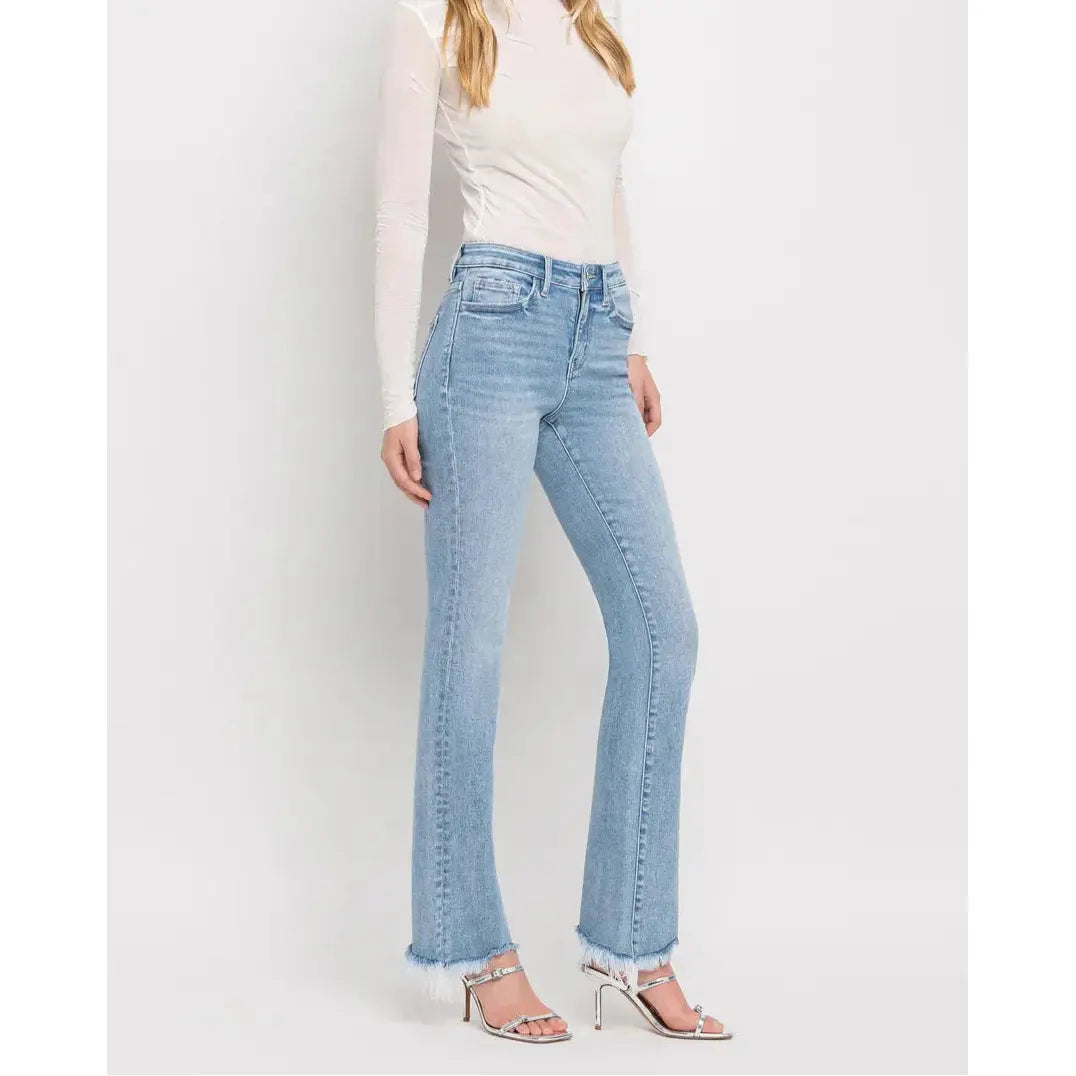 Flying Monkey Flying Monkey Blue Flame High Rise Mini Bootcut