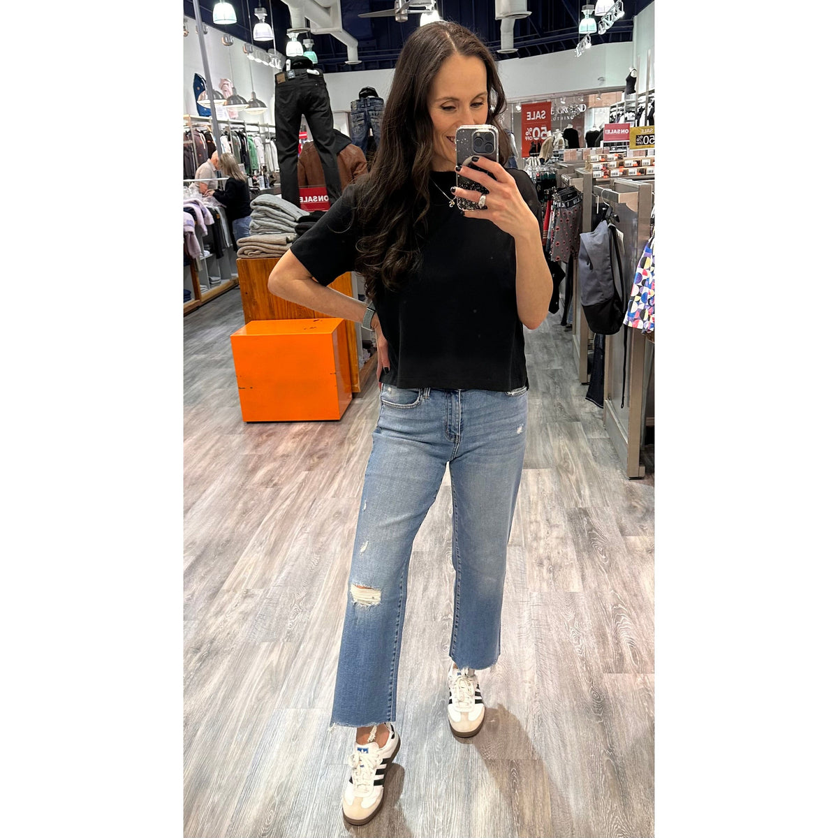 Flying Monkey Flying Monkey Blue Grove High Rise Wide Leg