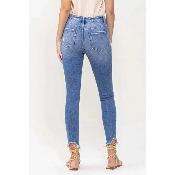 Flying Monkey Flying Monkey High Rise Crop Skinny Innovation Jeans