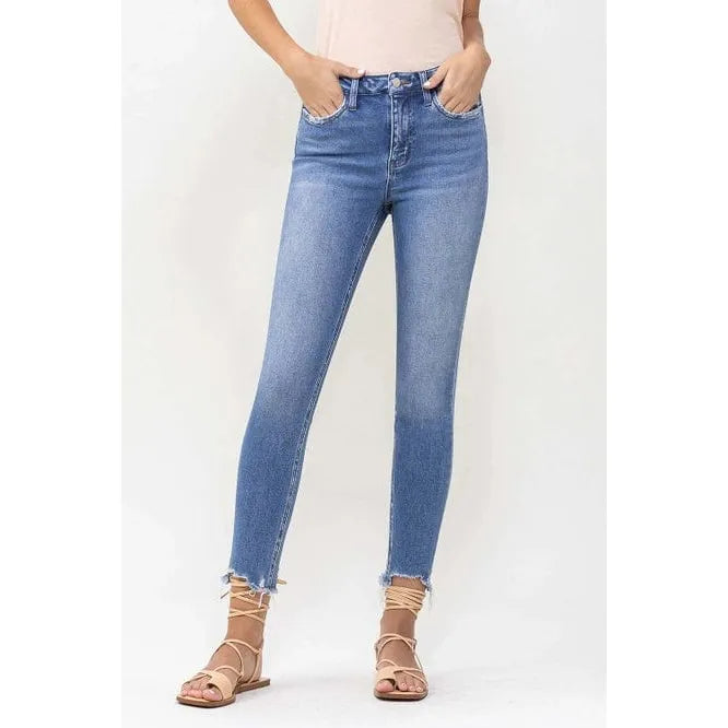 Flying Monkey Denim / 24 Flying Monkey High Rise Crop Skinny Innovation Jeans