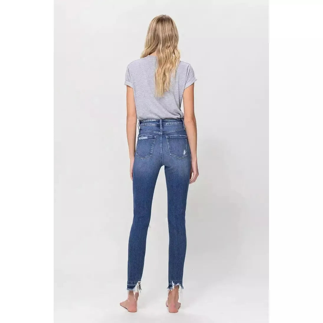 Flying monkey frayed sales ankle jeans