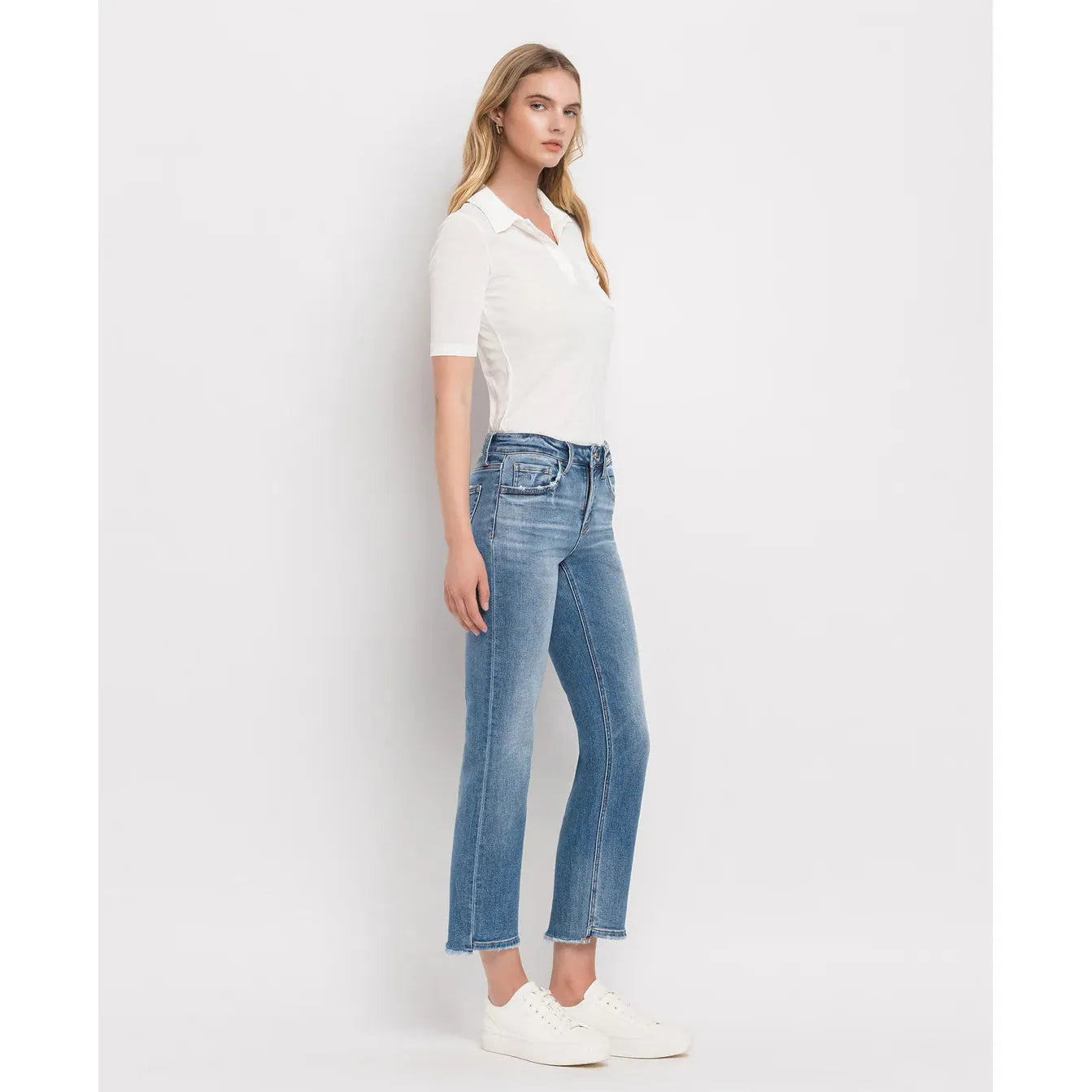 Flying Monkey Stately Mid Rise Crop Straight