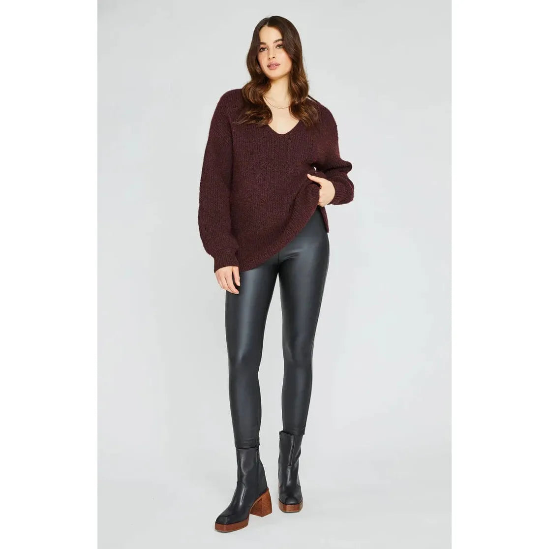 Gentle Fawn Gentle Fawn Hartley V-Neck Pullover Sweater