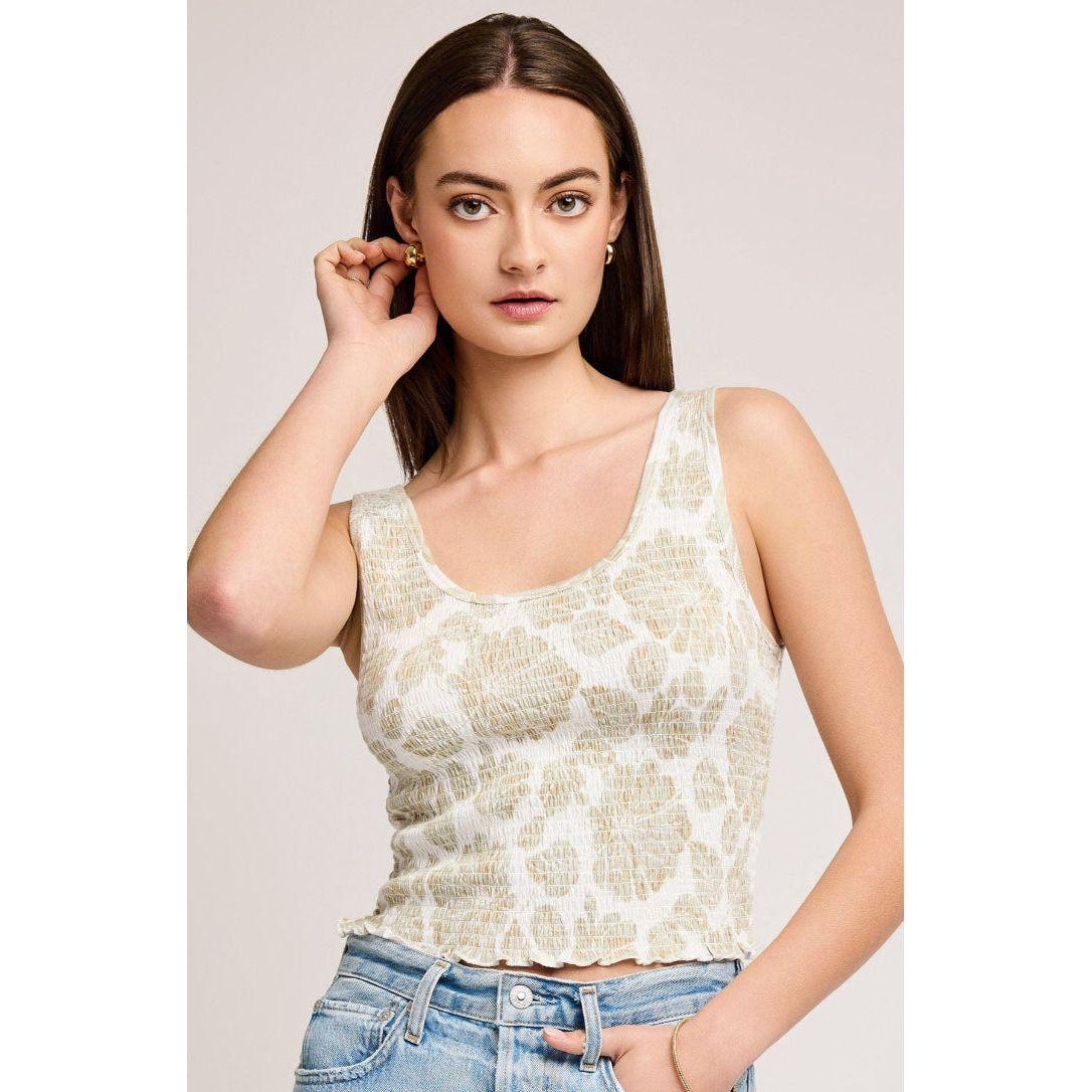 Floral stretch top Gentle Fawn Layla adds a fun summer twist to your wardrobe, perfect for layering.