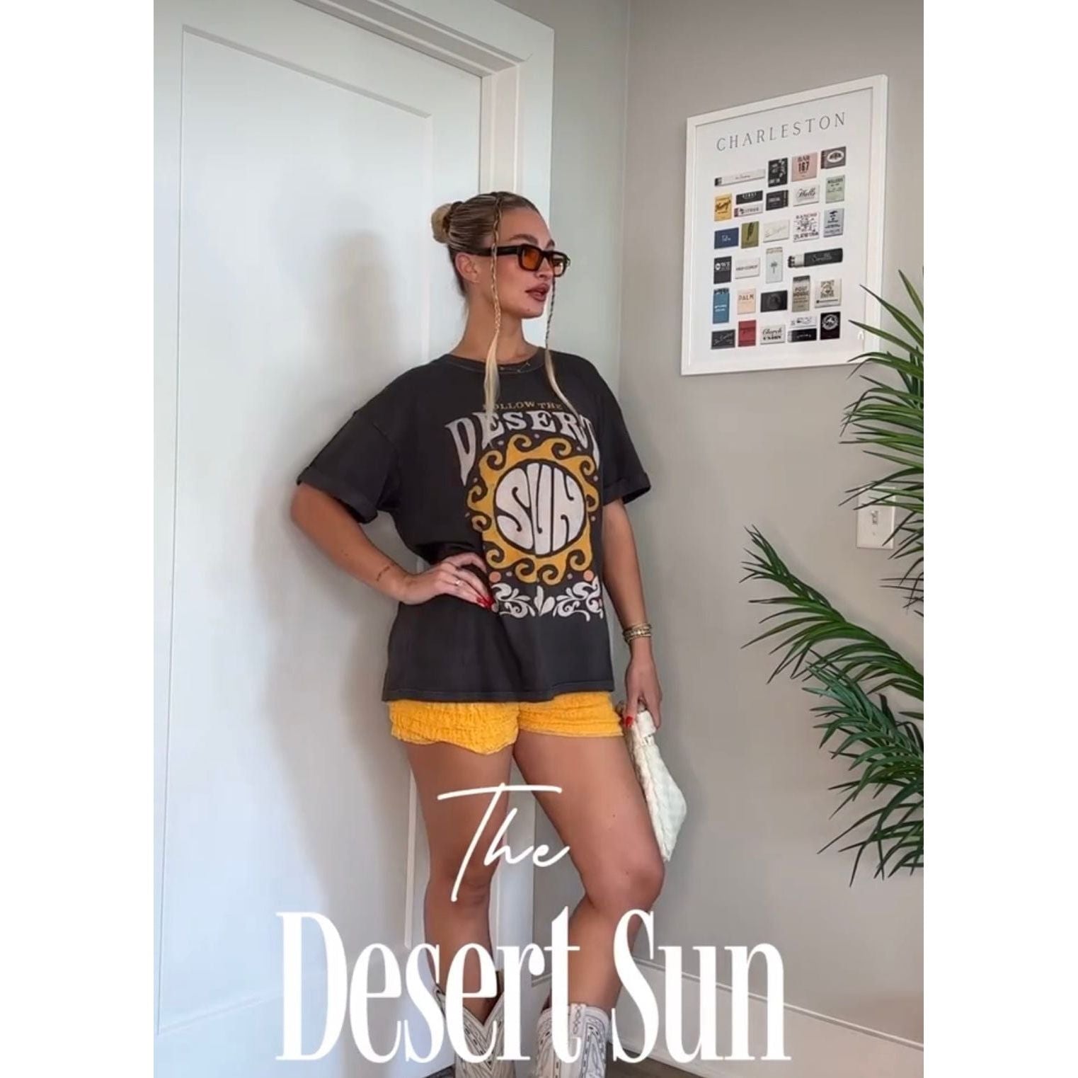 Girl Dangerous Girl Dangerous Follow the Desert Sun S/S Boyfriend Tee