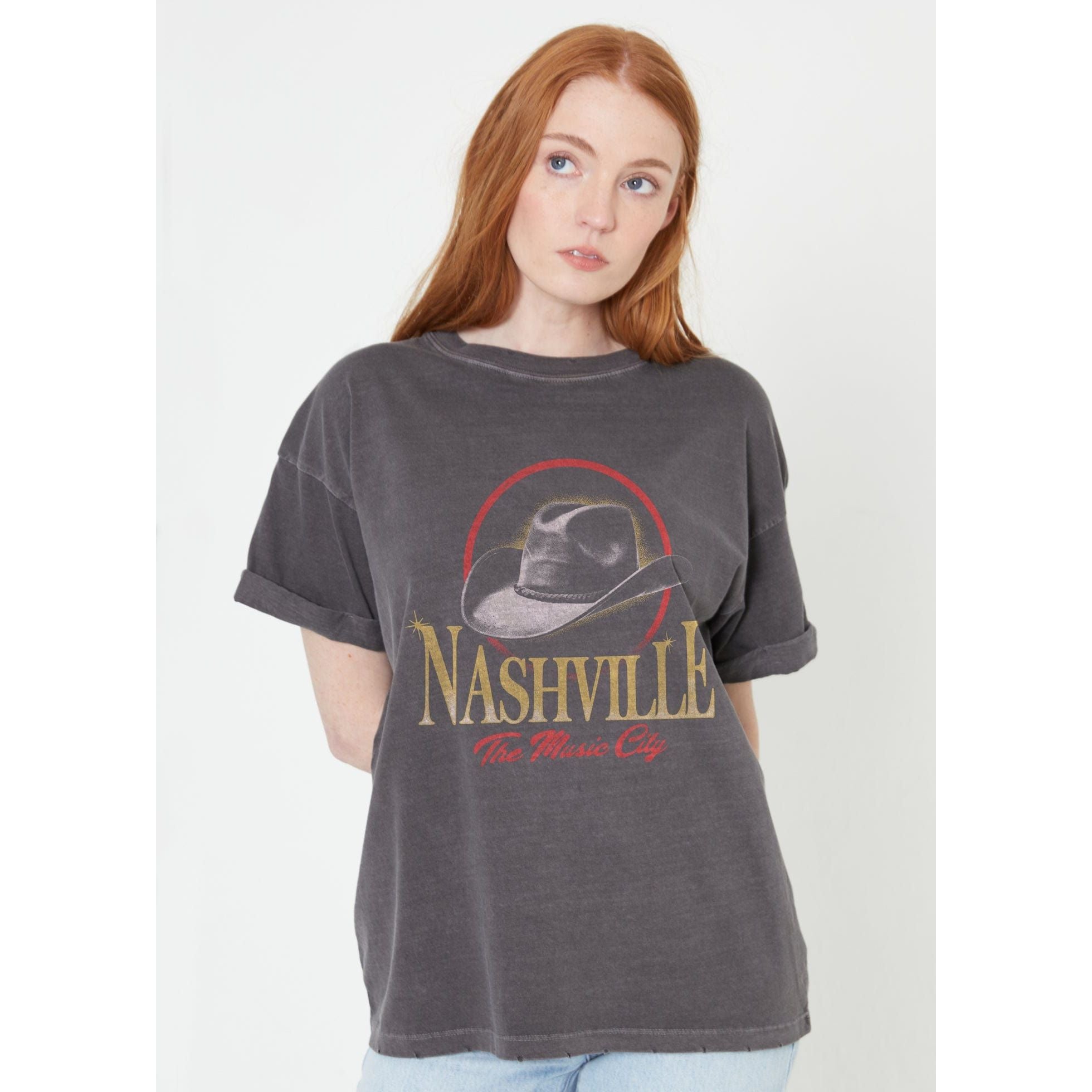 Girl Dangerous Vintage Black / XS Girl Dangerous Nashville Hat S/S Boyfriend Tee