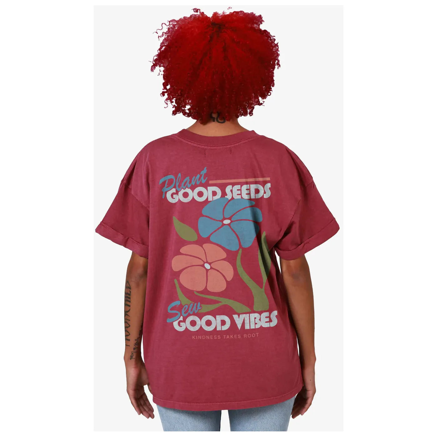 Girl Dangerous Plant Good Seeds Vintage Tee