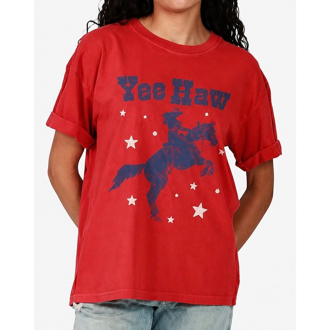 Girl Dangerous Yeehaw Boyfriend Tee