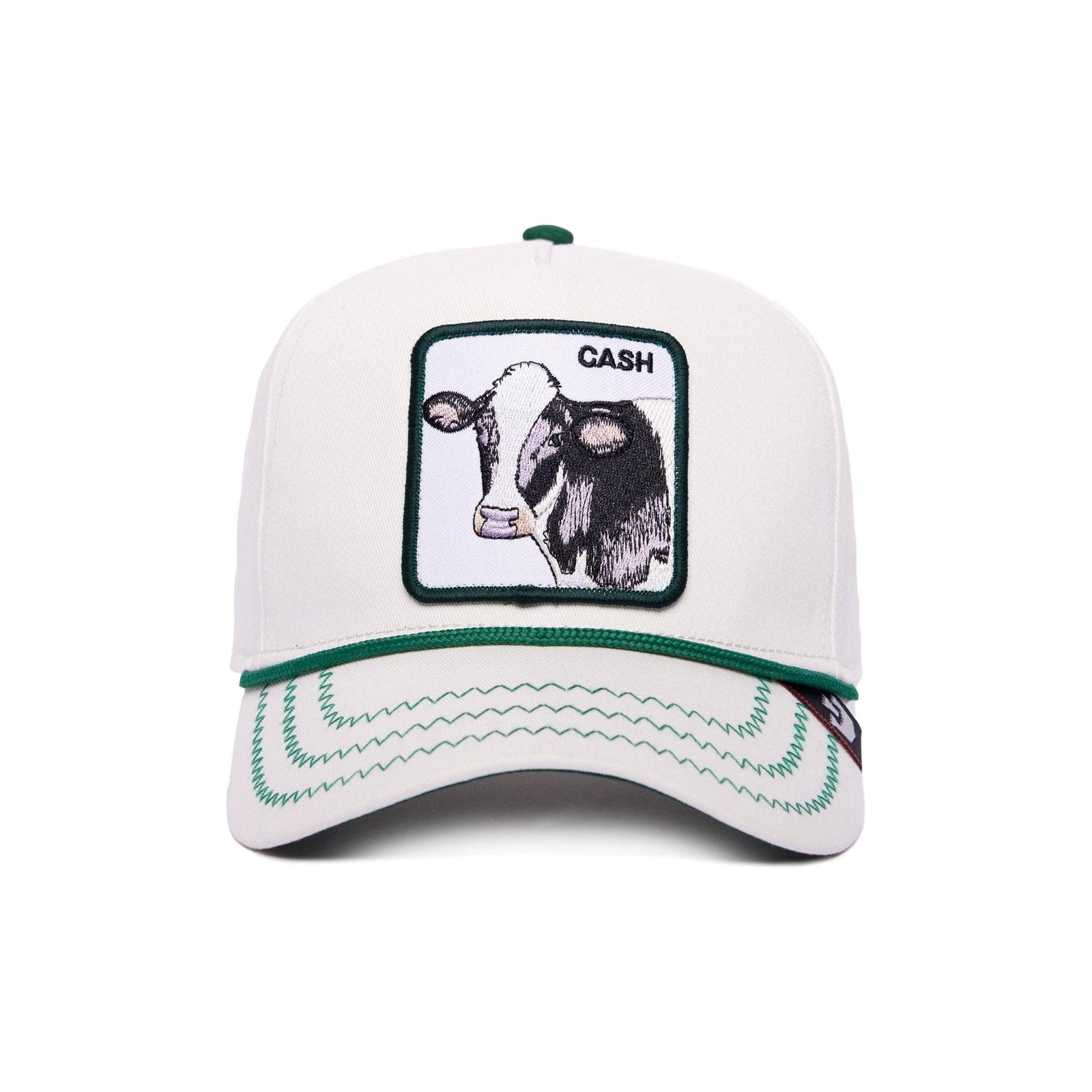Goorin White Goorin Cash Cow 100 Trucker Hat