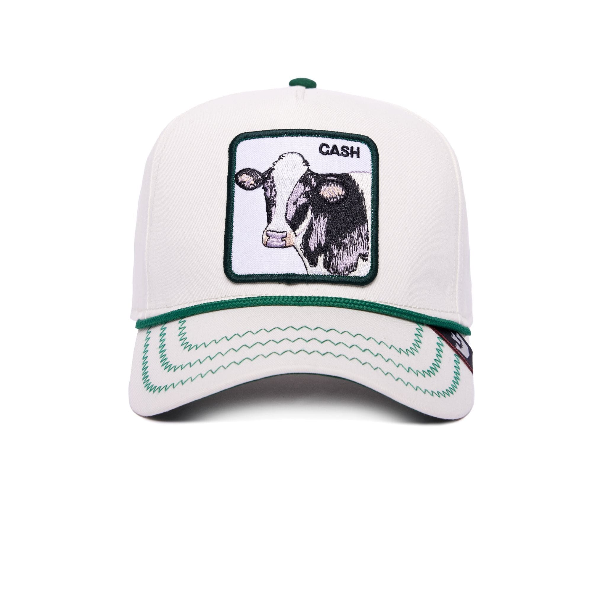 Goorin White Goorin Cash Cow 100 Trucker Hat