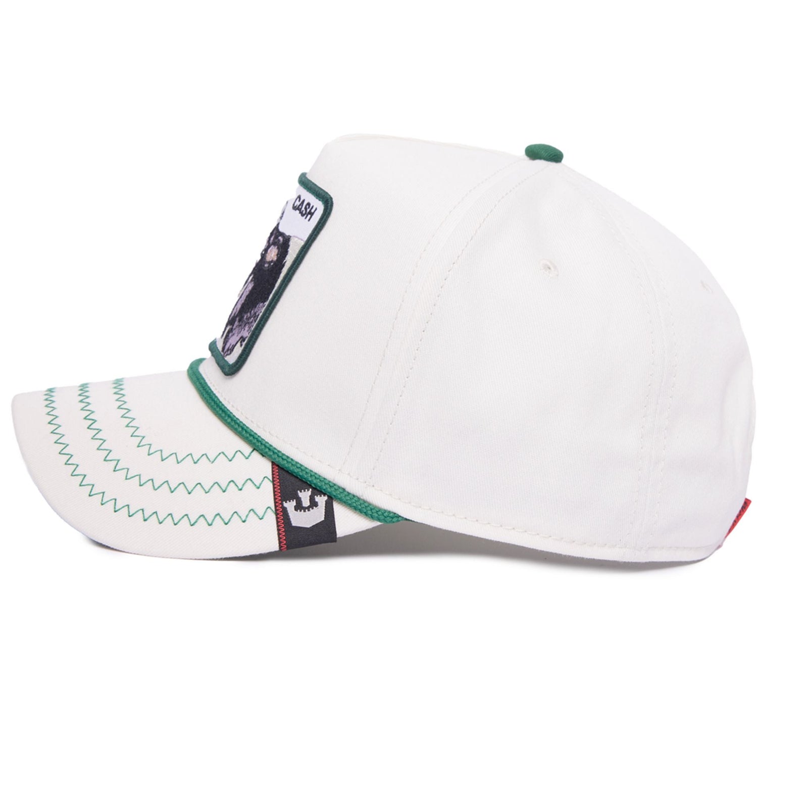Goorin White Goorin Cash Cow 100 Trucker Hat