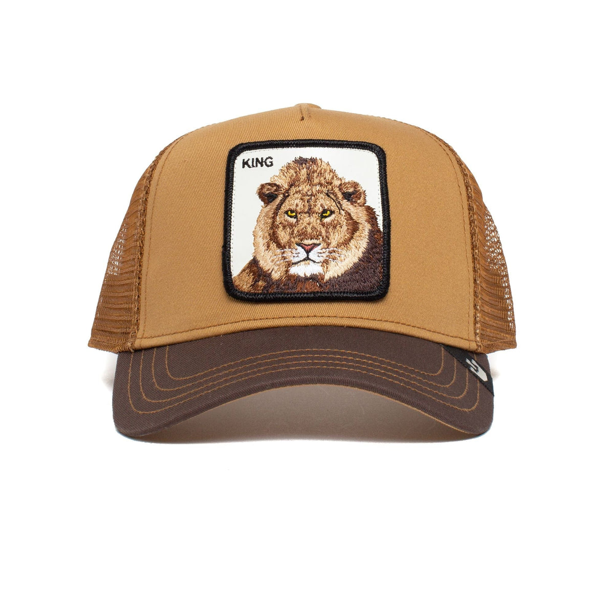 Goorin Whiskey Goorin King Lion Trucker Hat