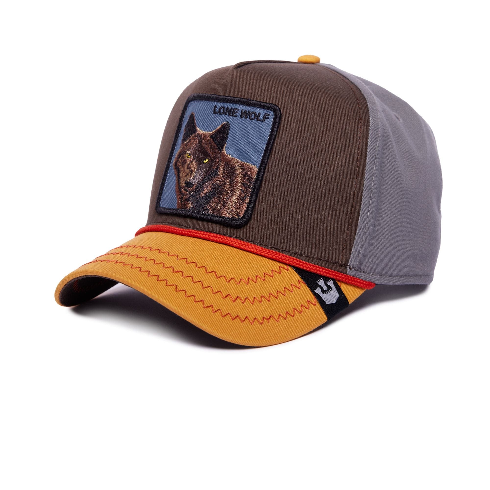 Goorin Brown Goorin Lone Wolf 100 Trucker Hat