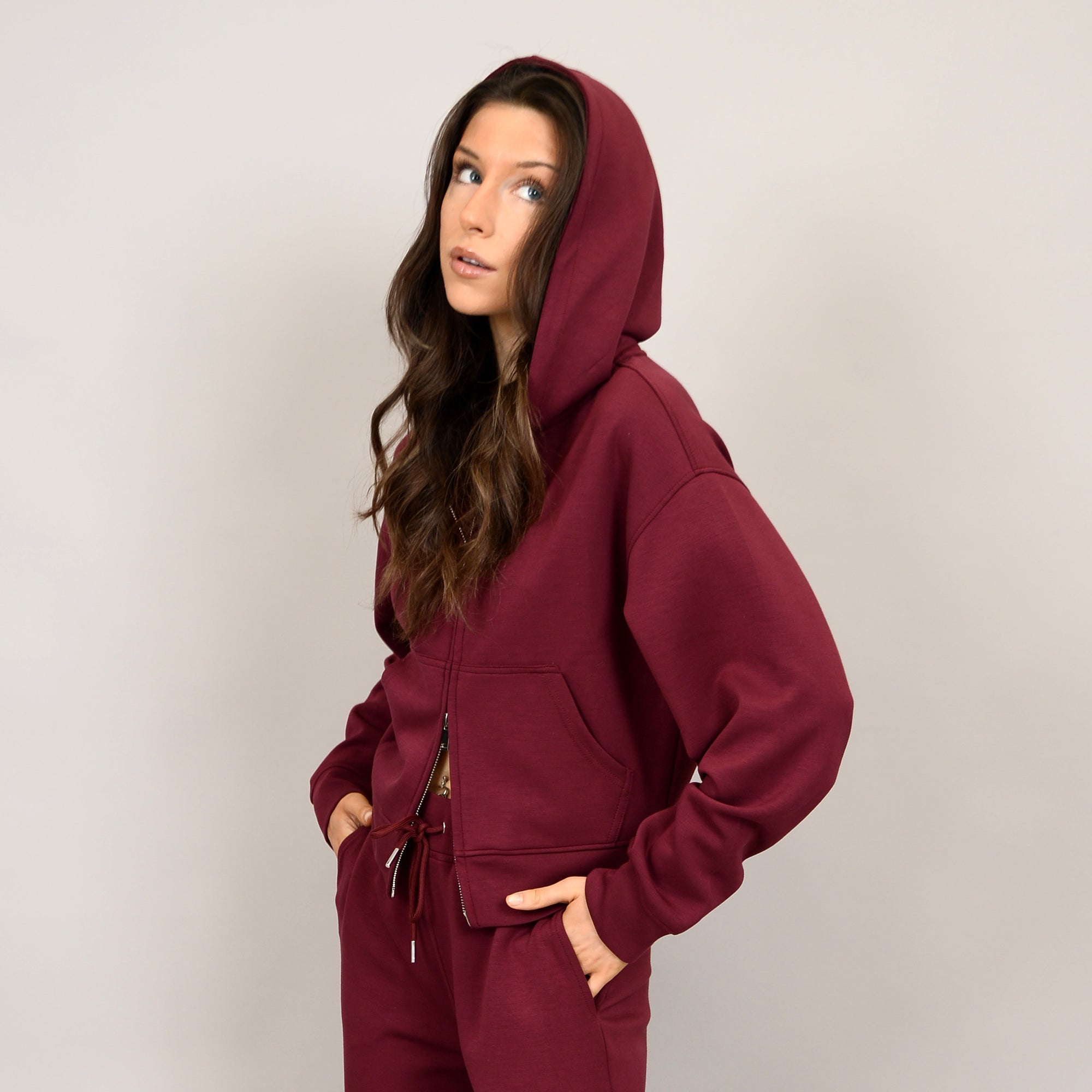 Scuba Haidelyn Soft Knit LS Zip Hoodie