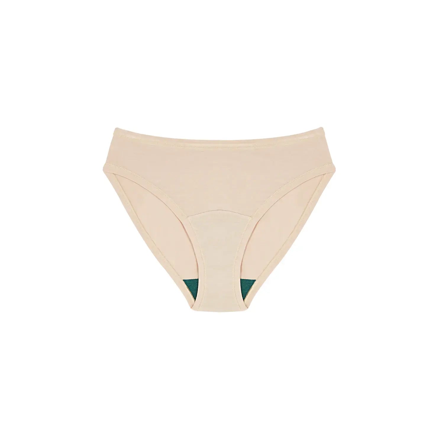 HuHa Bikini Mineral Undies in beige, crafted from sustainable TENCEL™ Lyocell for ultimate freshness and comfort.