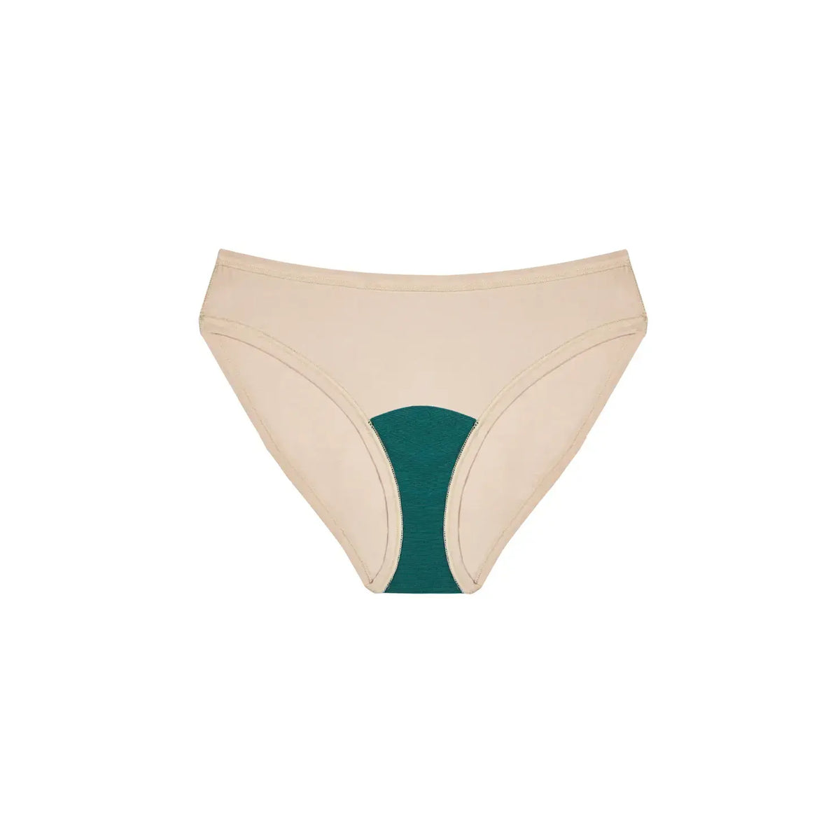 HuHa Bikini Mineral Undies in beige, crafted from sustainable TENCEL™ fibers for freshness and comfort.