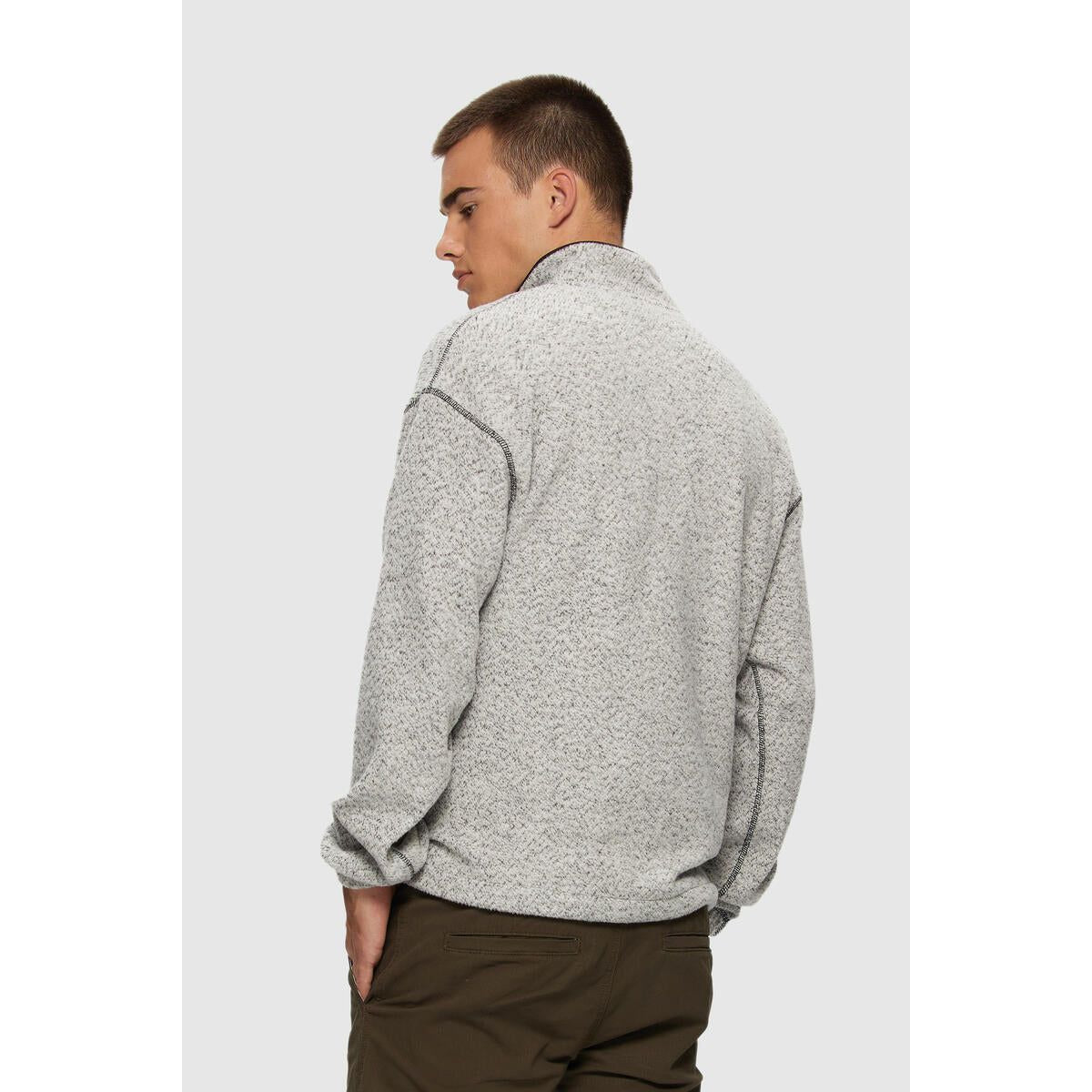 Kuwalla | Tee Grey / S Kuwalla Hacci Half Zip Pullover Sweater