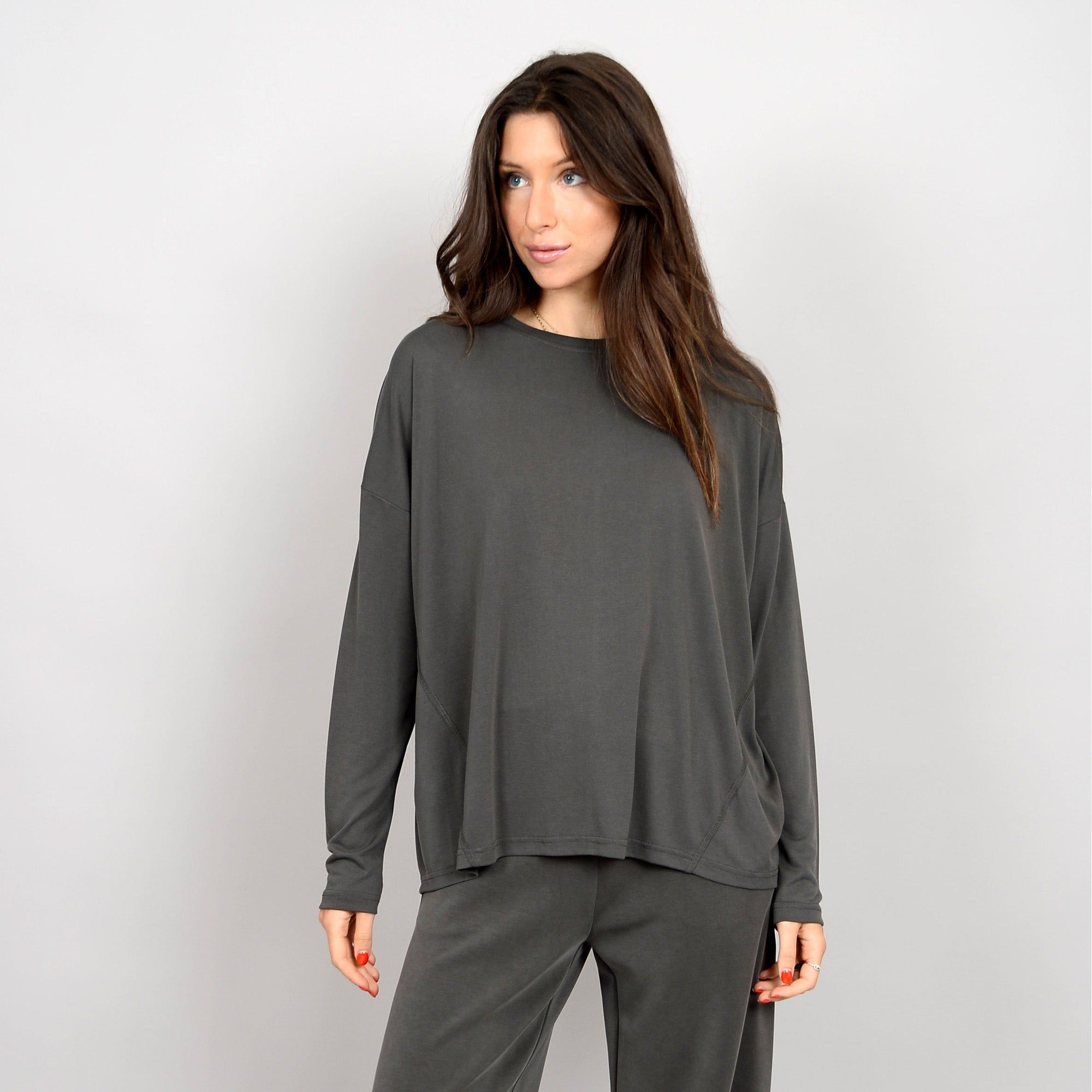 Leila Super Soft Modal LS Top