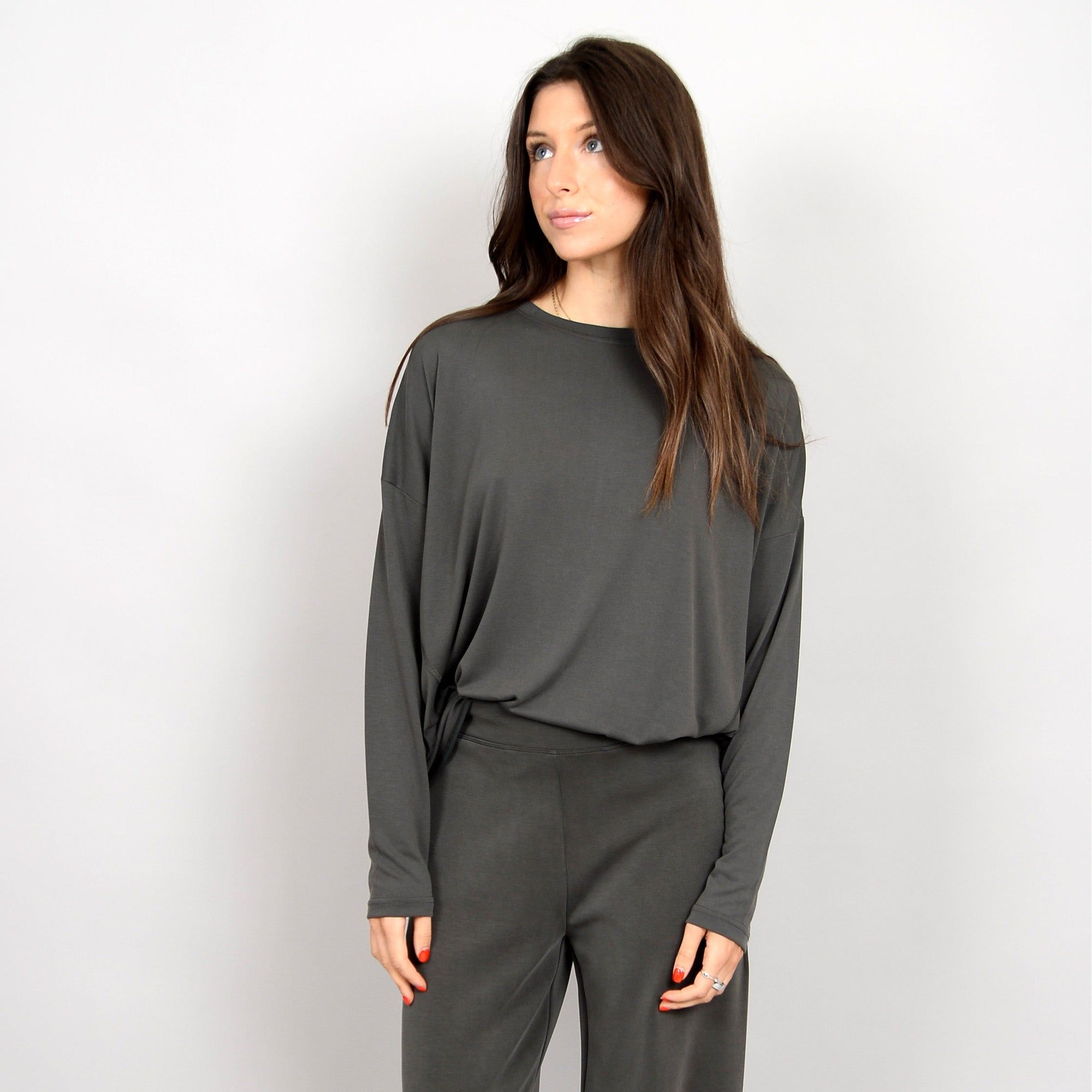 Leila Super Soft Modal LS Top