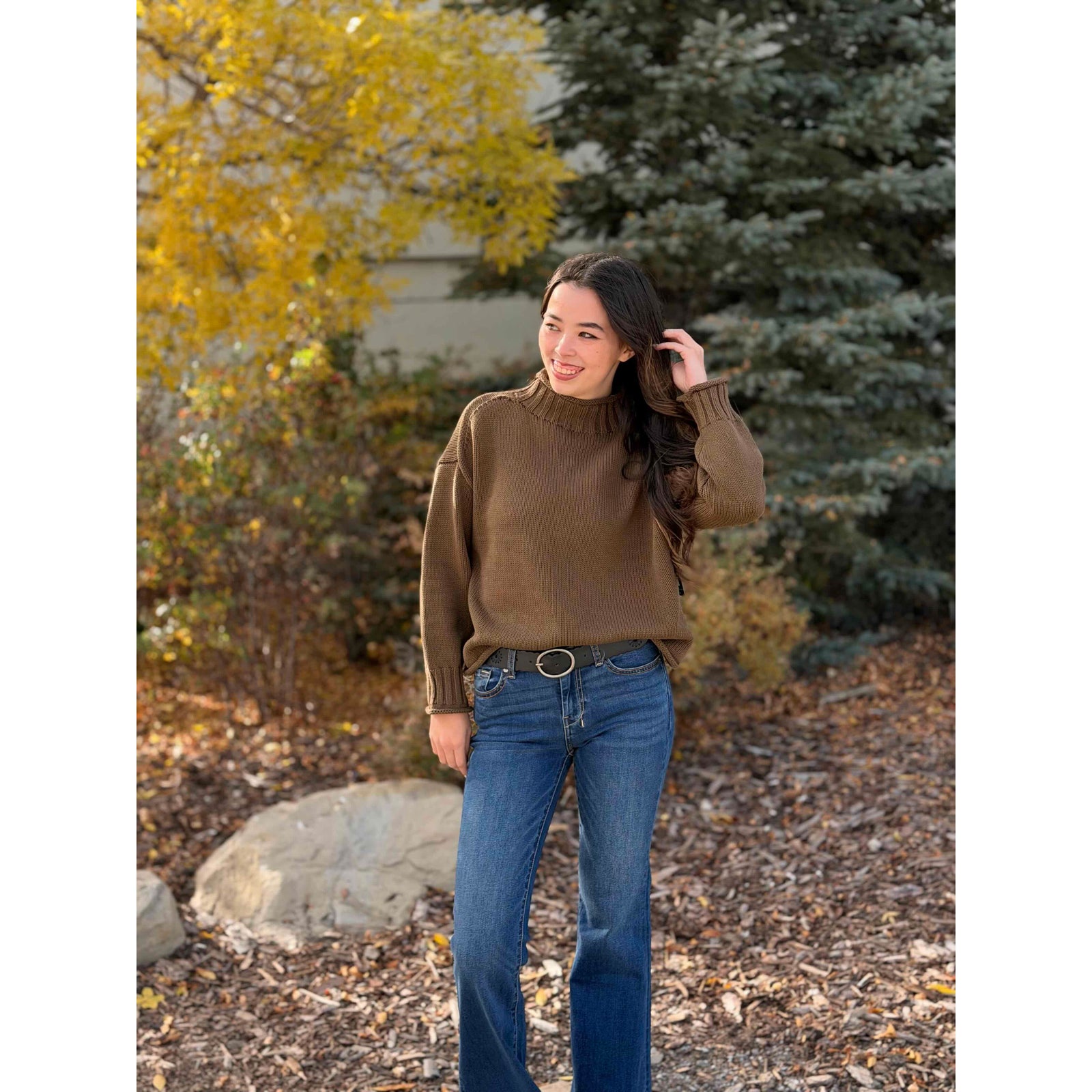 Lucretia Funnel Neck Sweater