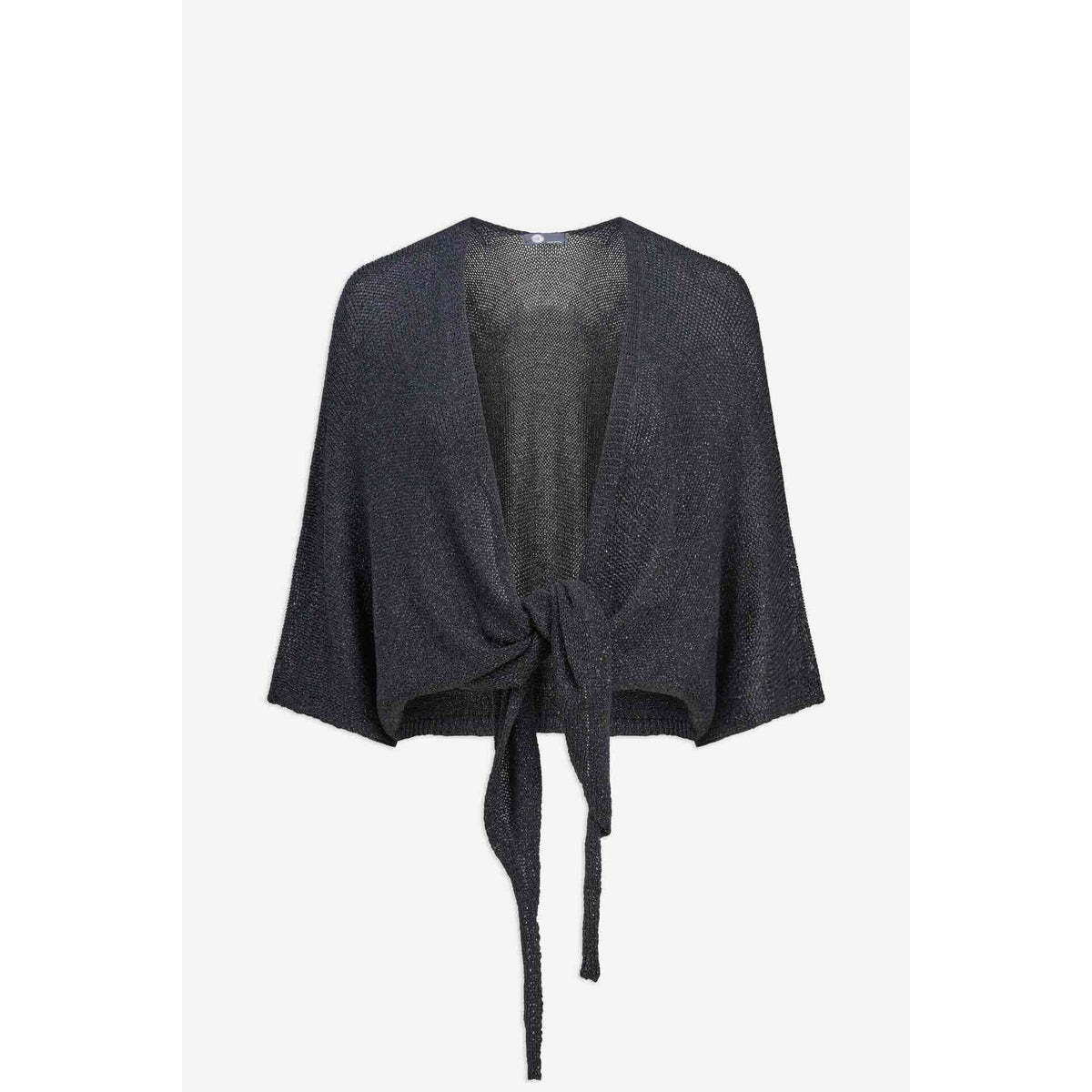 M Made in Italy Shimmer Wrap Cardigan