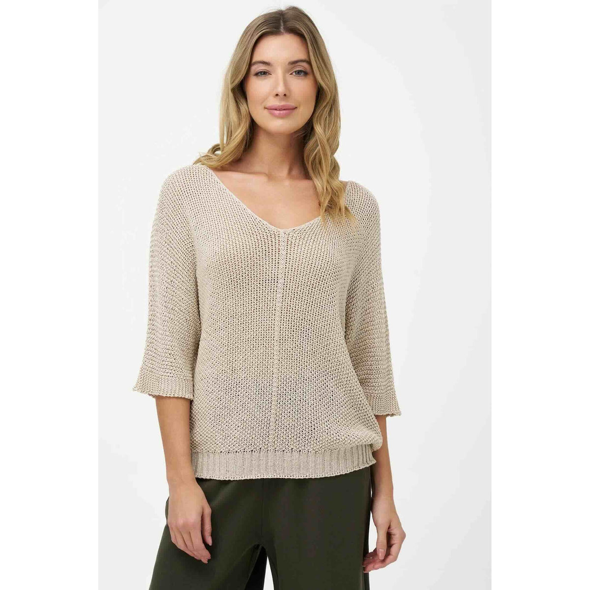 M Made in Italy V Neck Sweater