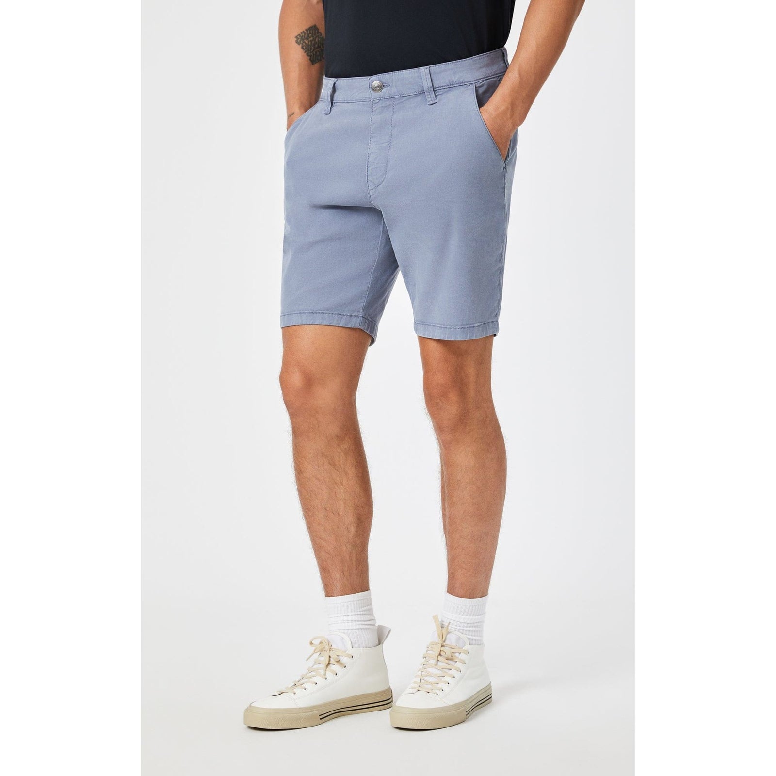 Mavi Jeans Mavi Jacob Crop 9" Inseam Flint Stone Twill Shorts