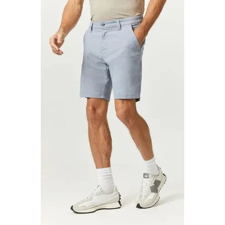 Mavi Jeans Mavi Jacob Crop 9" Inseam Pearl Blue Twill Shorts