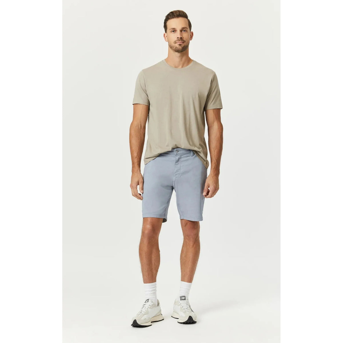 Mavi Jeans Mavi Jacob Crop 9" Inseam Pearl Blue Twill Shorts