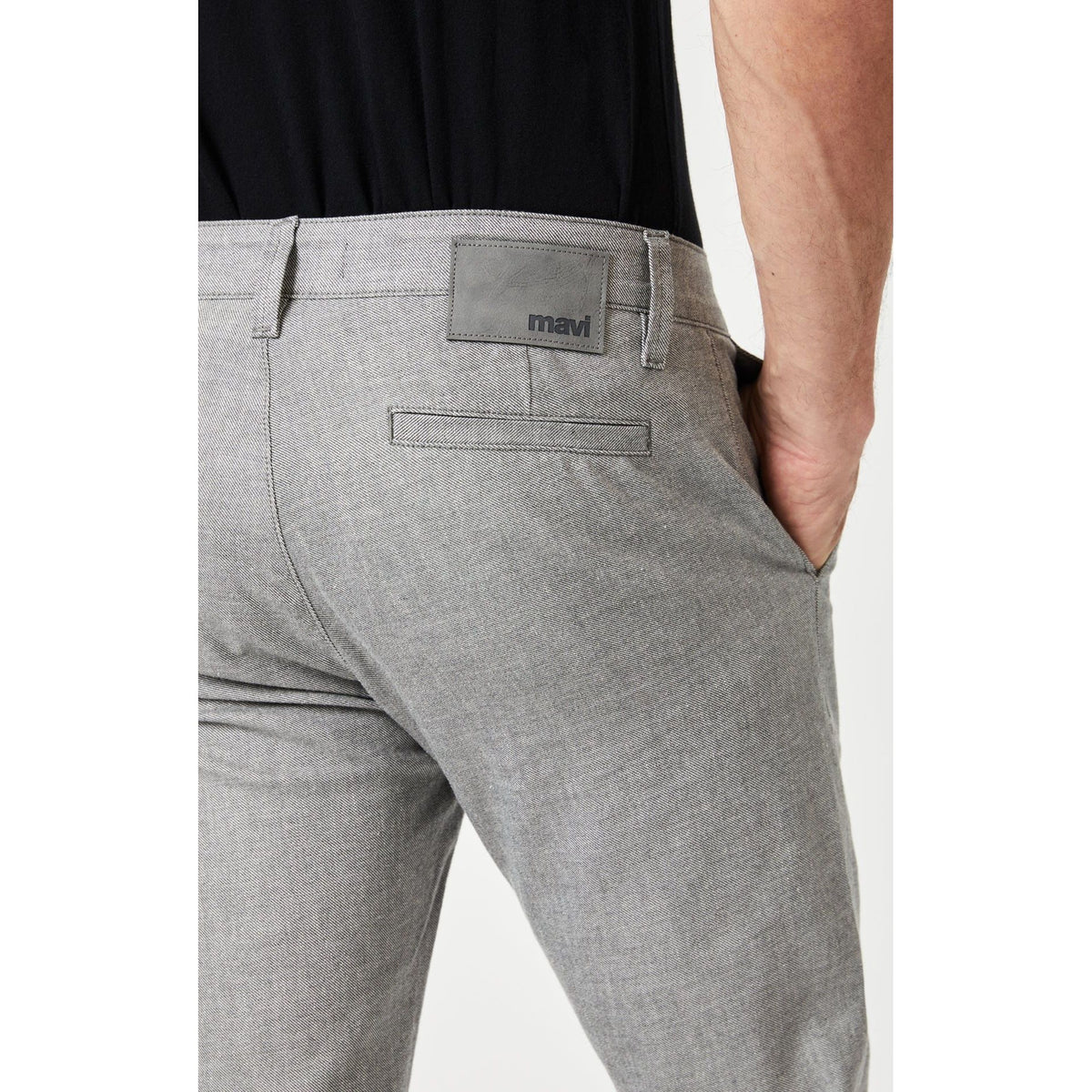 Mavi Jeans Mavi Milton Dark Grey Linen Pants