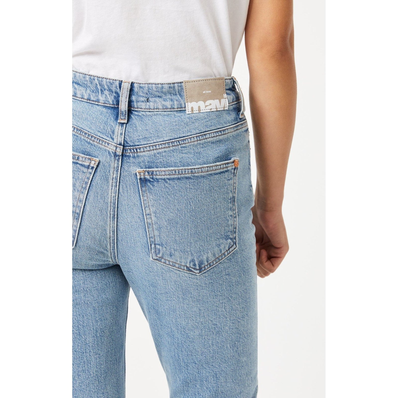 Mavi Jeans Mavi New York Bleached Recycled Blue Denim