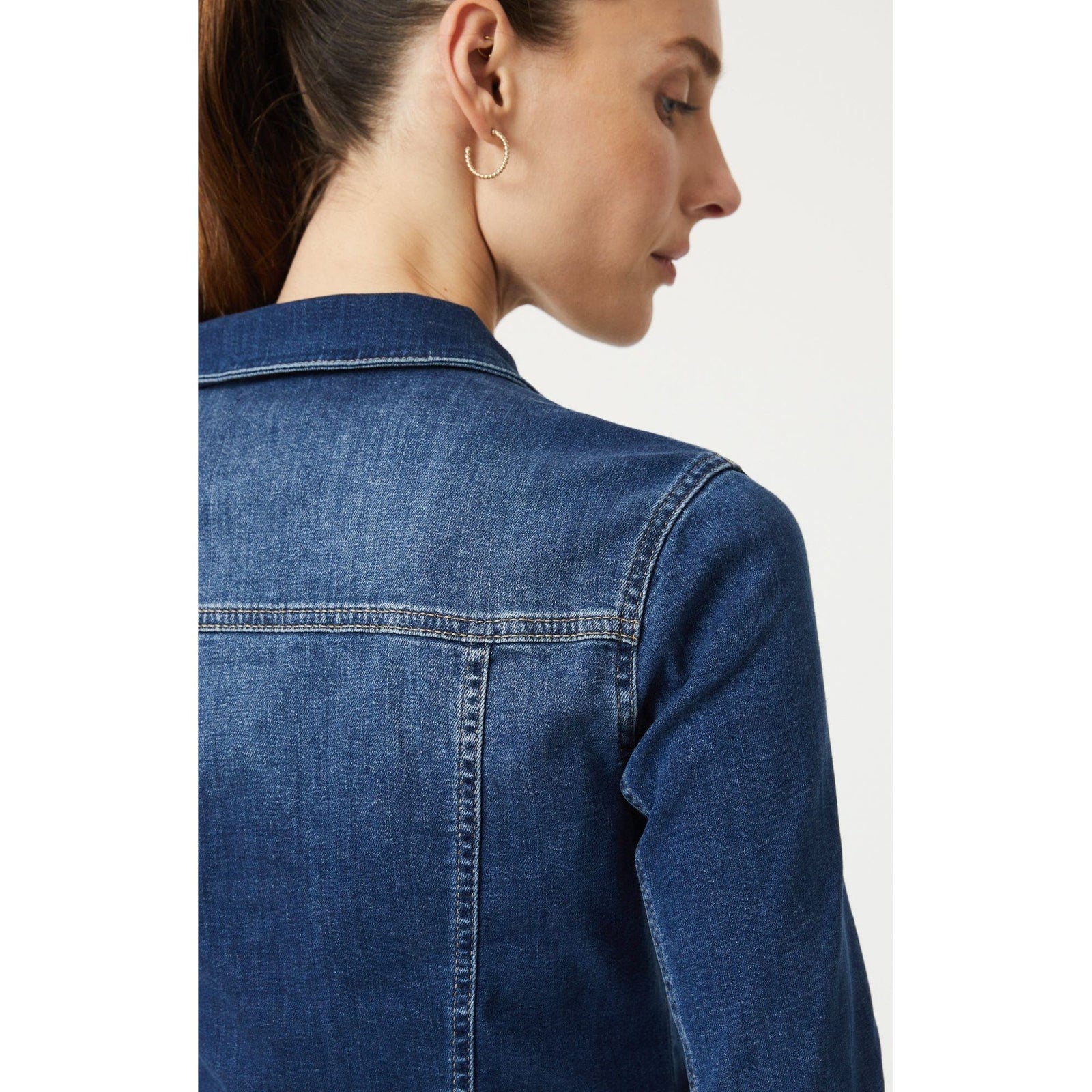Mavi Jeans Mavi Samantha Mid Brushed Feather Blue Jacket