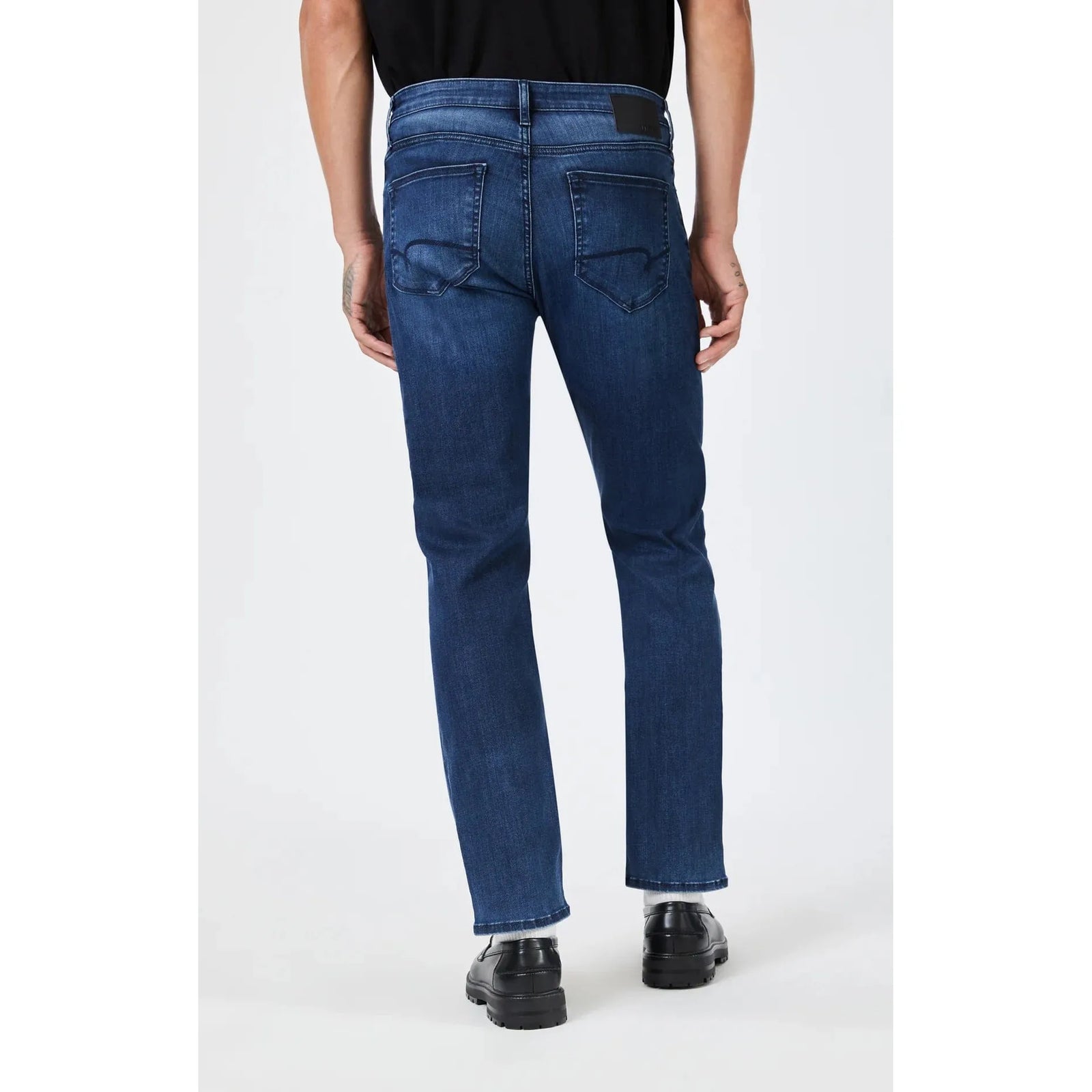 Mavi Jeans Mavi Zach Dark Tonal Brushed Supermove Denim
